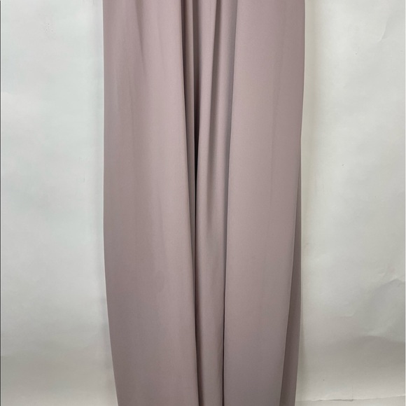 Lulus Air of Romance Bridesmaid Taupe Halter Long Maxi dress gown size small - Picture 3 of 9